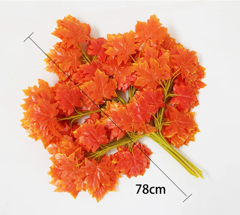 Большие искусственные листья гинкго настенный материал для растений