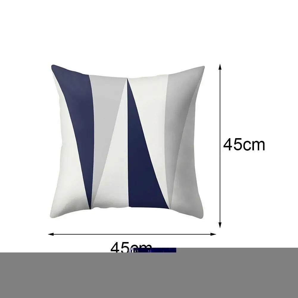 

Scandinavian style hug pillowcase geometric abstract pillowcase office sofa home printing cover hug 45x45cm cushion O6W2