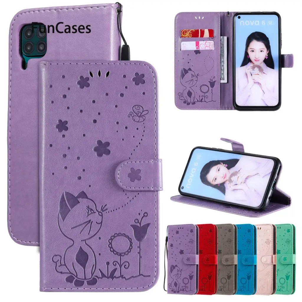 Зеленый чехол-книжка из искусственной кожи для телефона чехол Huawei P40 Pro Plus чехлы