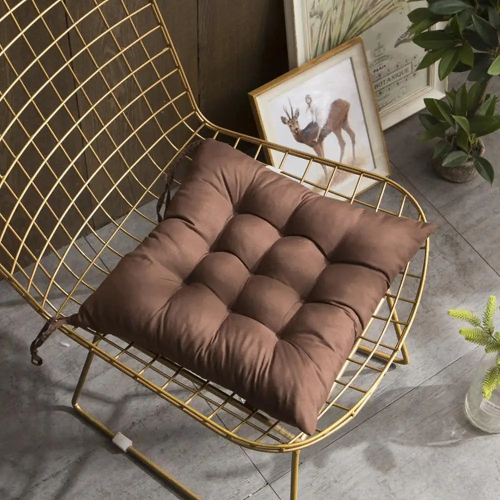 

Colorful Indoor Outdoor Soft Cushion Seat Chair Pad with Ties student color Garden Dining Yard cushion D8N2