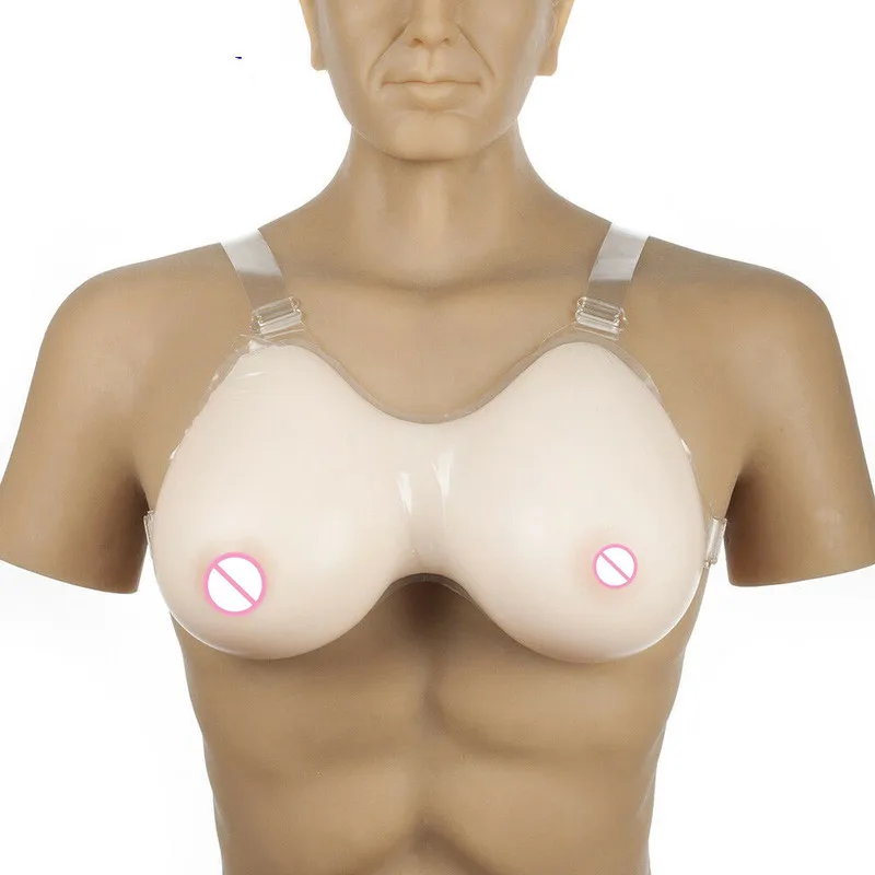 

Silicone Breast Forms with Straps CD TG Artificial Large Boobs GG Cup 2800g Invisible Sexy Bra Transgender Queen Mastectomy Bra