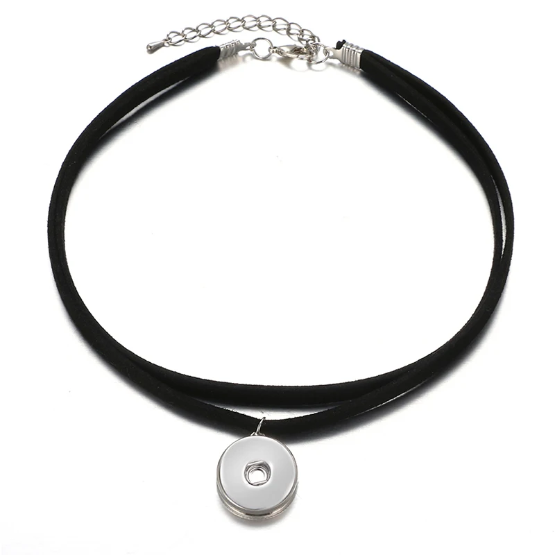 Модный простой черный бархатный ошейник ожерелье в стиле фанк 33 см браслет