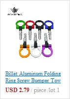 Светящийся гоночный винт Железный буксировочный крюк гоночный Универсальный Буксировочный Крюк для японских моделей автомобилей PQY-THBJ61