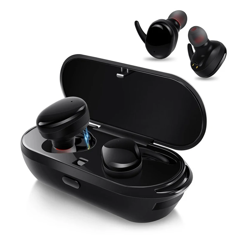 Беспроводные наушники TWS с Bluetooth 5.0 спортивные 3D стерео звук вкладыши портативный