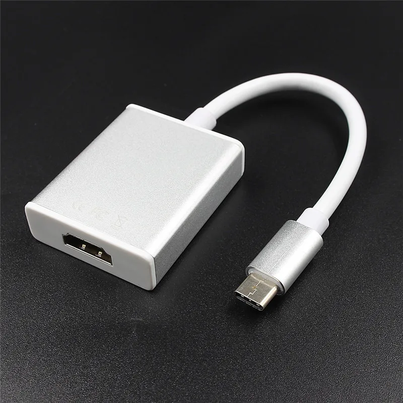 Адаптер 1080P 3D 4K USB-C Type-C USB 3 1 штекер-HDMI гнездо кабель-конвертер поддержка для Macbook LCD