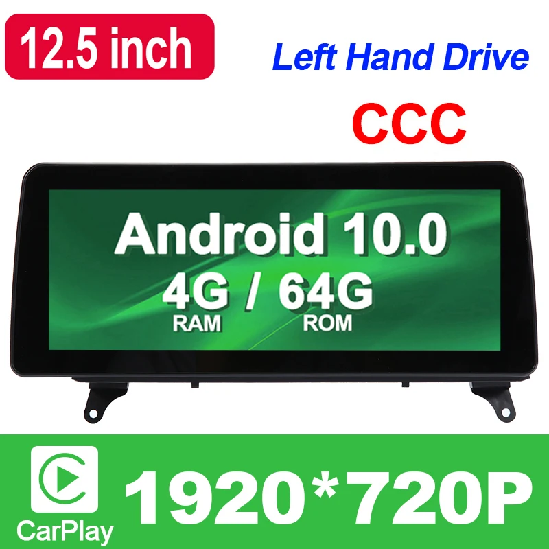 Автомобильная система GPS-навигации 10 25 дюйма 4G ОЗУ Android 0 стерео радио для BMW X5 E70 X6