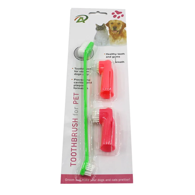 Новая пластиковая зубная щетка для домашних животных игрушки собак защита