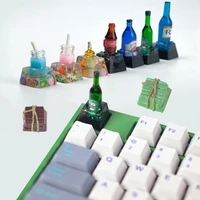 handmade custom resin beer chocolate personality keycap game mechanical keyboard cap cherry mx switch creative gift