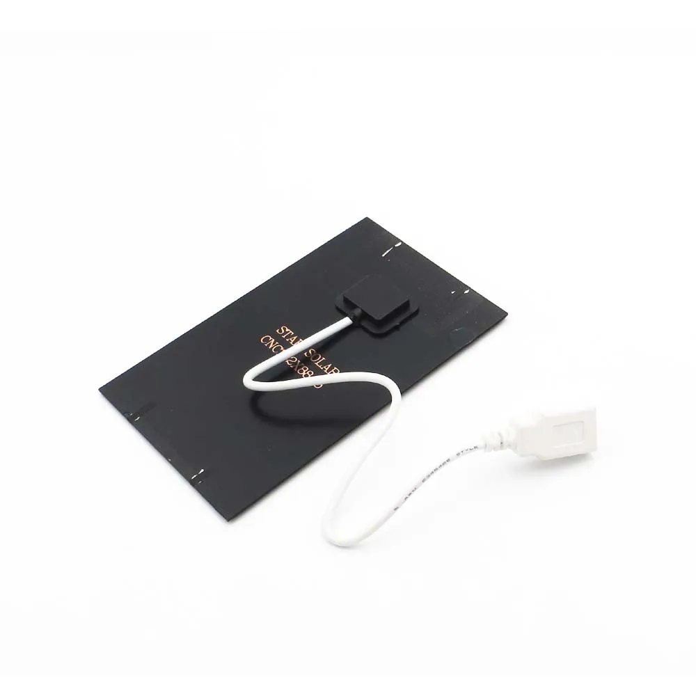 5 в 2 Вт солнечная панель с проводом мини батарея Стандартный эпоксидный