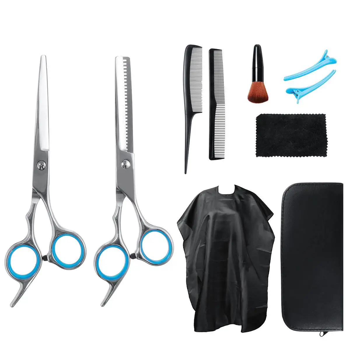 

Набор профессиональных парикмахерских ножниц, набор ножниц для стрижки и филировки волос, с начесом