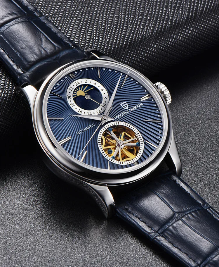 Новые дизайнерские часы PAGANI мужские автоматические с скелетом