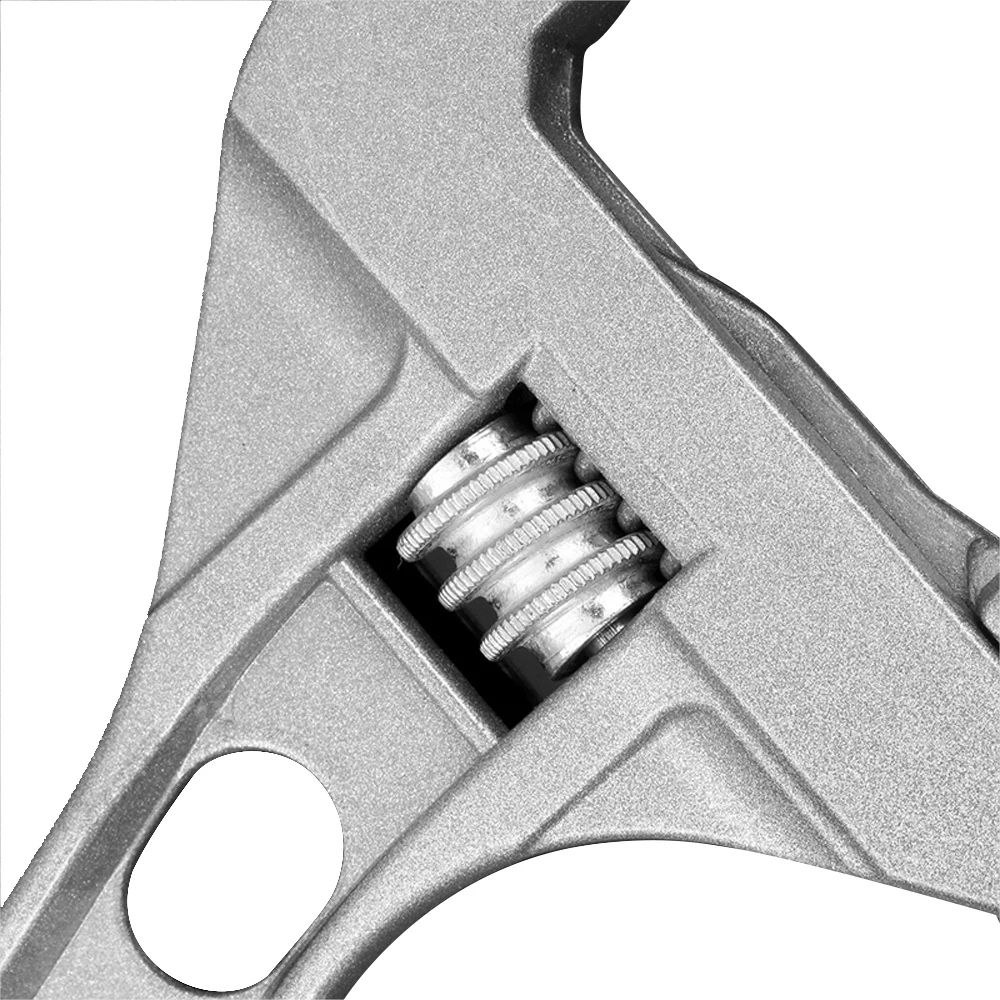 Регулируемый гаечный ключ из алюминиевого сплава большой открывающийся для