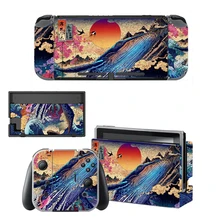 Vinyl Screen Skin Custom Design Protector Stickers for Nintendo Switch NS Console + Controller + Stand Holder Skins