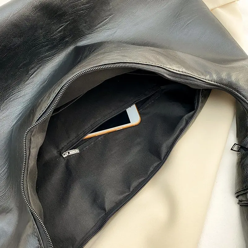 

High Quality Retro PU Casual Tote Large Women'sHandbags Fashion Ladies Single Shoulder Bag Baguette Bags for Women 2020 New