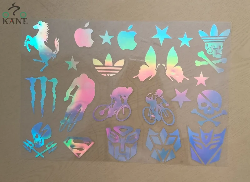 Виниловые наклейки для велосипеда декоративные лазерные ПВХ украшения