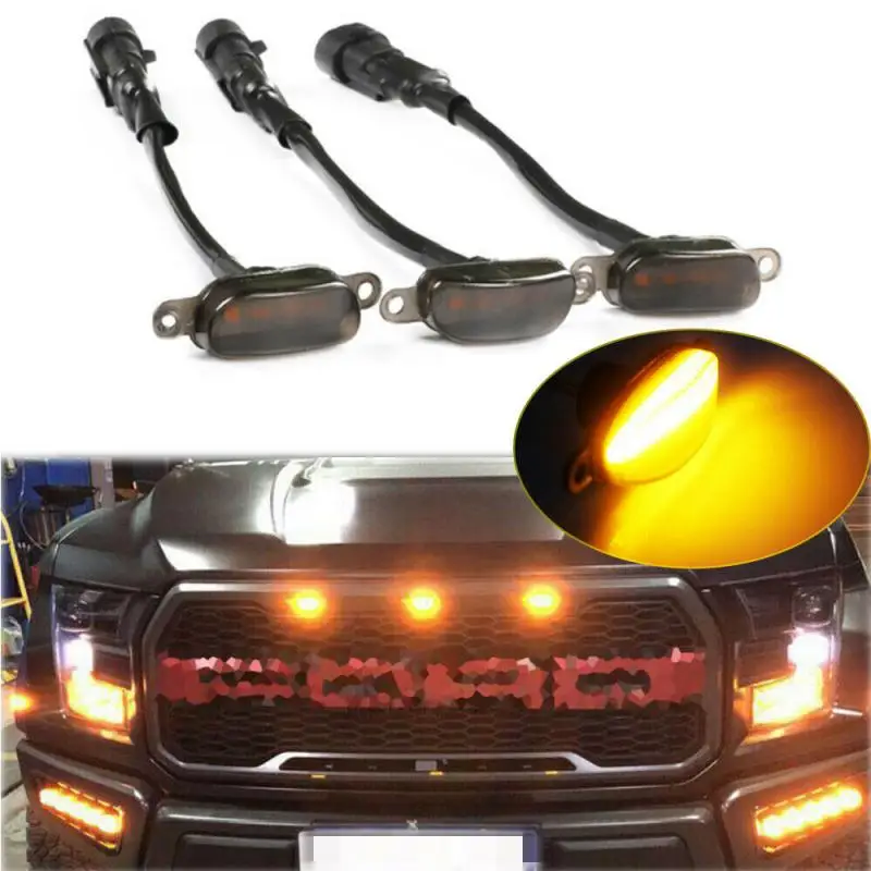 

Grille LED Light For Ford 150 F150 2010 2011 2012 2013 2014 2015 2016 2017 2018 Led Lights Lamp Bumper Hood Grille Running Light