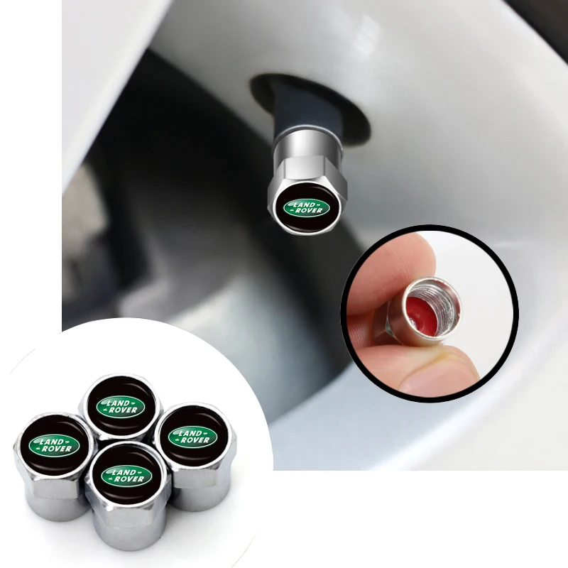 4 шт. алюминиевая Шестигранная крышка клапана шины Автомобильная Пылезащитная