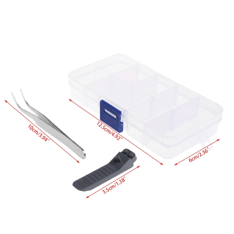 Ящик для хранения пинцетов Вспомогательные аксессуары мини нано алмазные