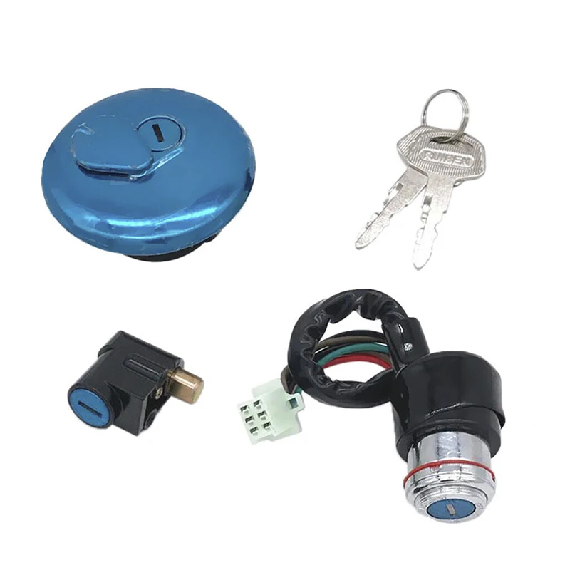Мотоцикл дверной замок с крышка топливного бака Электрический зажигания Набор