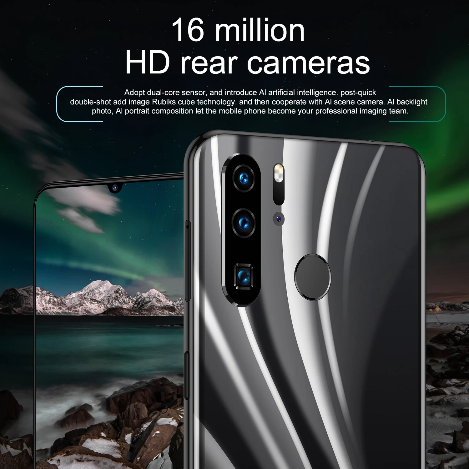 

P40 Pro Smartphone Global Version cellphone 6.3 inch Full Screen Deca Core 5000mAh 8GB 256GB 4G LTE Network Mobile Phone