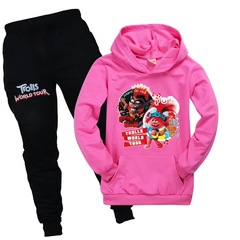 Детских футболок с рисунками из мультфильма тролли 2 Сезон весна-осень Хлопковое