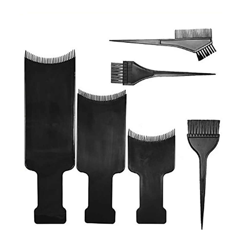 

Hair Coloring Dyeing Board Plate Brush Comb Set Barbers Salon Hairdressing Hair Applicator Brush Hairdresser Styling Tools