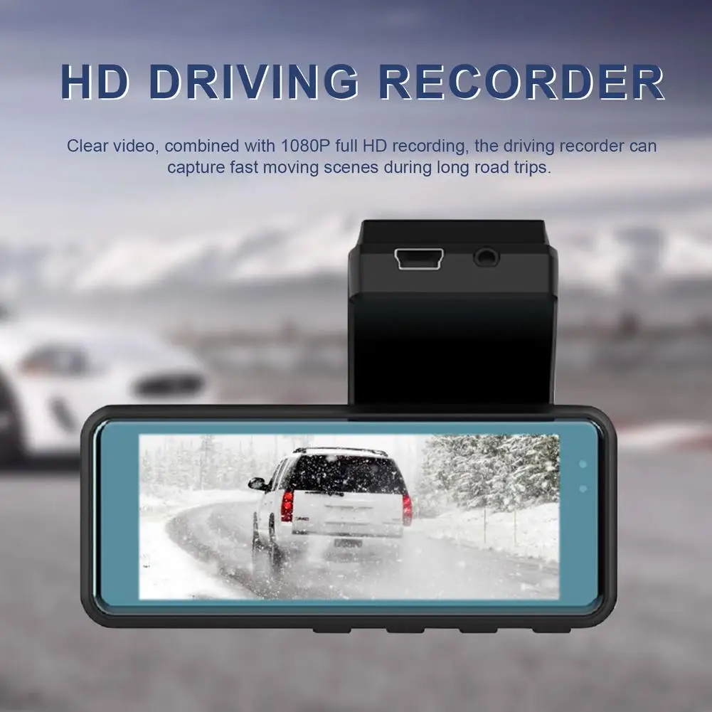 

3.16 inch WiFi driving recorder dual recording high-definition 1080P loop recording time-lapse video reversing image CAR DVR