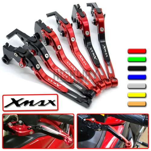 

Motorcycle CNC Accessories Adjustable Folding Extendable Brake Clutch Levers for Yamaha XMAX X-MAX 300 2017 2018