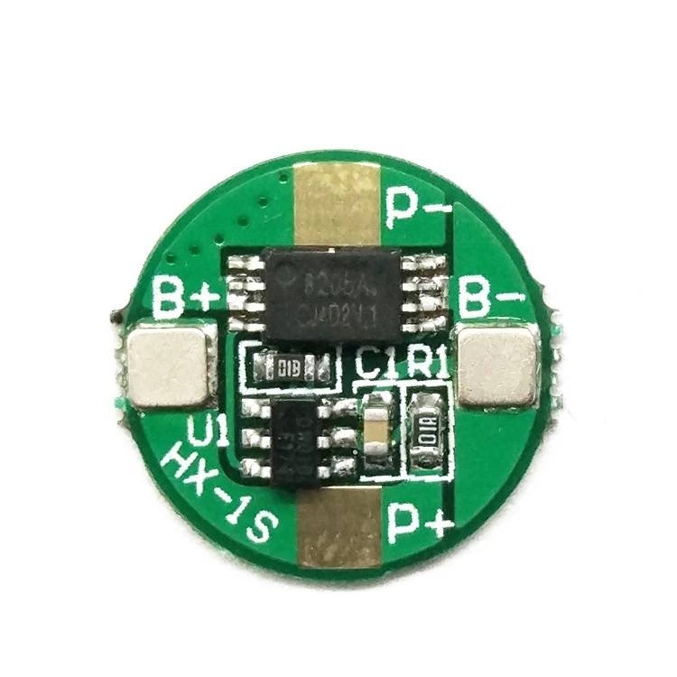 

3.7V18650 lithium battery board overcharge and overdischarge protection for 1 string of polymer batteries (D2A4)