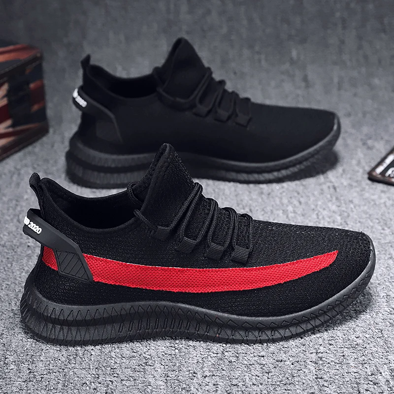 

Men Sneakers 2021 Summer Sneakers Mesh Men's Sports Shoes Slip On Men Casual Shoes Breathable Basketball Shoes Sock Shoes