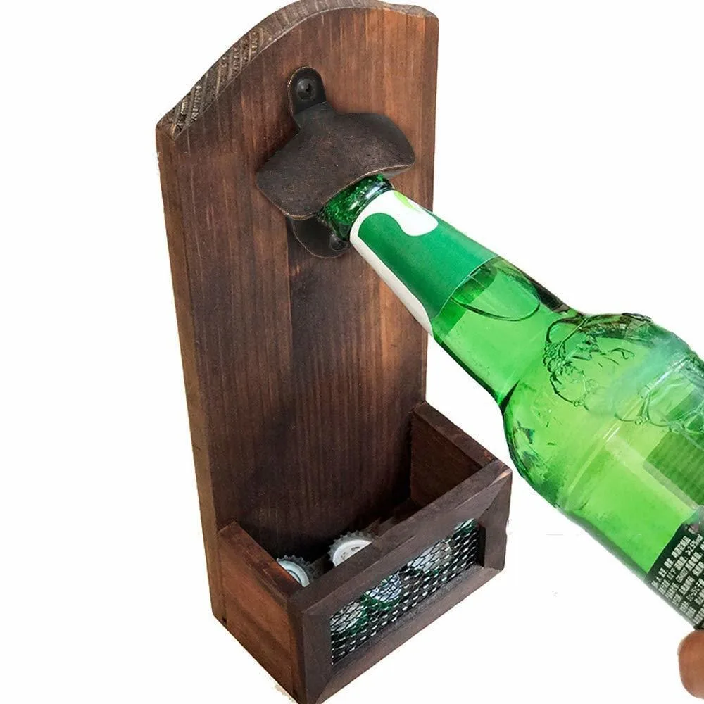 

30/20/5PCS Rustic Bottle Opener Wall Mounted Beer Opener Set Vintage Look with Mounting Screws for Kitchen Cafe Bars
