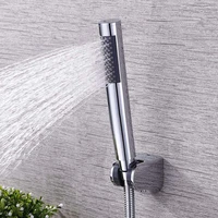 sus304 stainless steel bathroom handheld shower head with hose and bracket holder shower wand