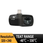 HT-201 Mini Мобильный телефон тепловизионная камера, тепловизор с инфракрасным изображением, тепловизионная камера с разрешением 320x240, прочная