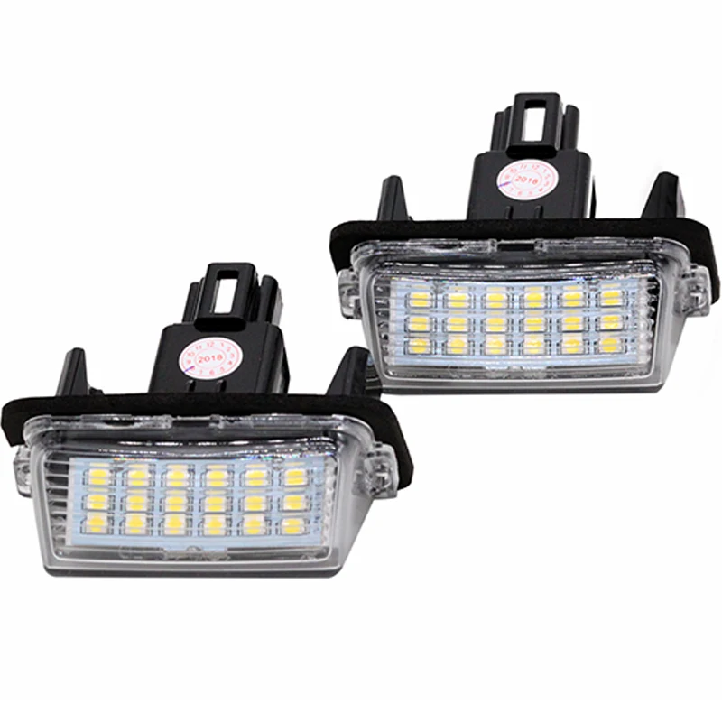 Автомобильный светодиодный светильник для номерного знака 2 шт./лот 12 В 18 SMD