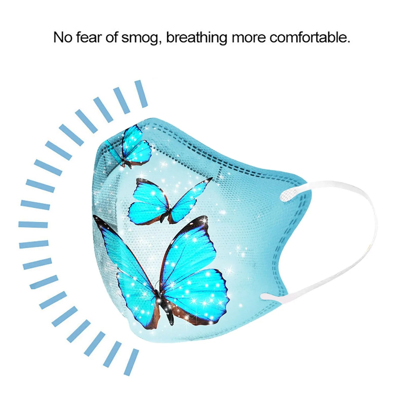 10 шт. одноразовые маски для детей с радужным принтом | Тематическая одежда и