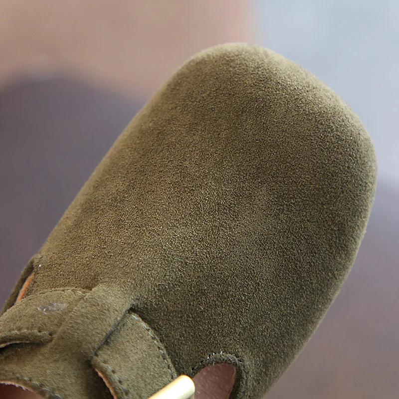 Детская обувь из натуральной кожи детская повседневная на плоской подошве с