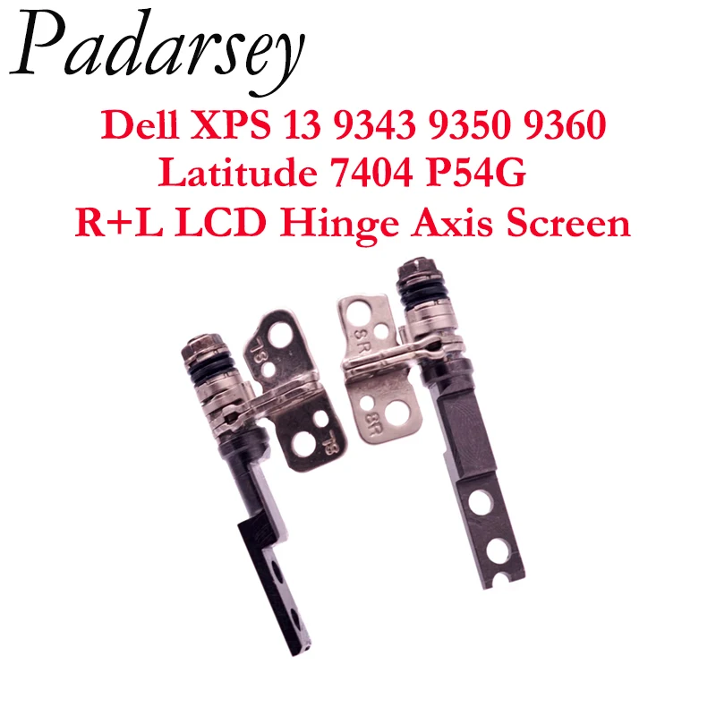 

Pardarsey R+L LCD Hinge Axis Screen Hinges Replacement for Dell XPS 13 9343 9350 9360 Latitude 7404 P54G AAZ00 ZAZ80