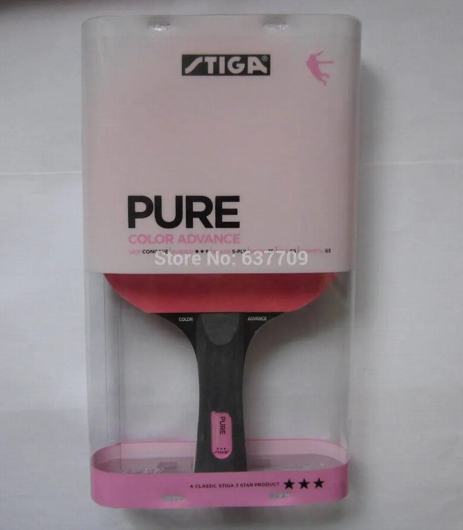 Оригинальные ракетки Stiga PURE для настольного тенниса прыщи с лезвием из резины