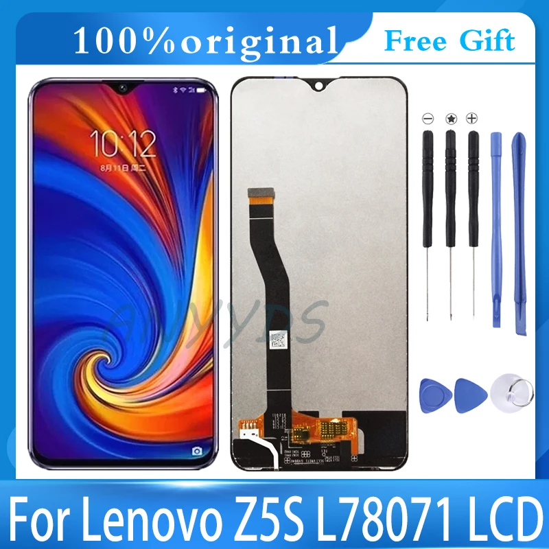 

6.3''LCD Best Original New Glass Sensor For Lenovo Z5S L78071 LCD Display Touch Panel Screen Digitizer Assembly with Frame Phone