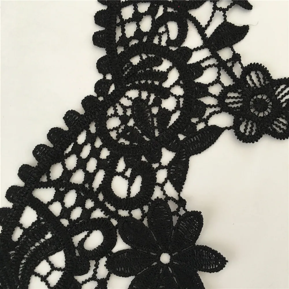 Распродажа черный кружевной воротник с вышивкой вышивка Venise шитье аксессуары