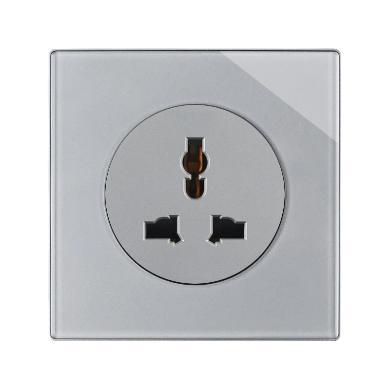 

Настенный выключатель Atlantic серый