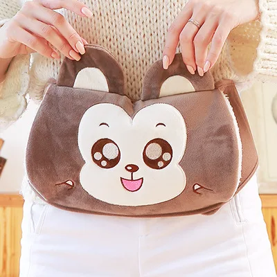 

Electric Hot Water Bottle Removable and Washable Rechargeable Waist Warmer Plush Cute and Cute Warm Baby Waist Warm Palace