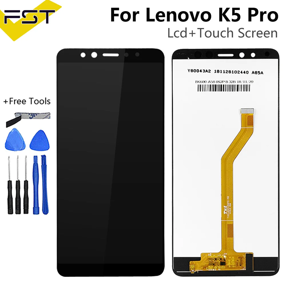 ЖК дисплей и сенсорный экран для Lenovo K5 Pro L38041 стекло с дигитайзером в сборе