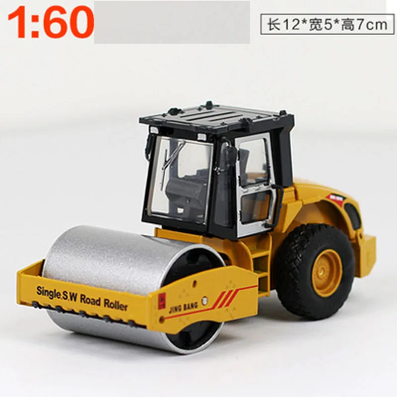 1/60 Road Roller Wood Grab Machine Transportation DieCast Alloy Model Construction Vehicle Metal model Toy Fan Gift Collection |