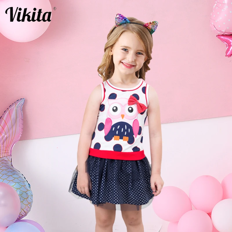 Детское фатиновое платье-пачка с мультяшным принтом | Детская одежда и обувь