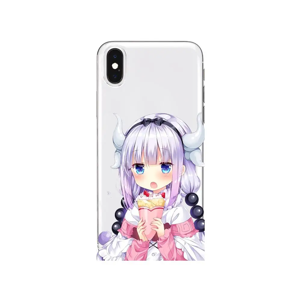 

Miss Kobayashi's Dragon Maid Anime Transparent Phone Case For XiaoMi Redmi 11lite ultra 10x 9 8A 7 6 A Pro T 5G K40 Anime protec