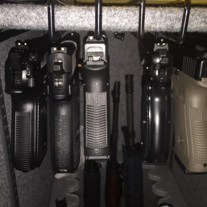 

Handgun rack pistol Hanger with PVC soft plastic hot dipped