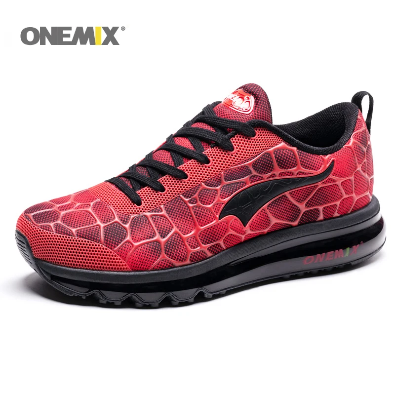 

ONEMIX Winter Men's Running Shoes Breathable Comfortable Sport Air Cushion Sneakers Lightweight Outdoor Damping Walking 1096