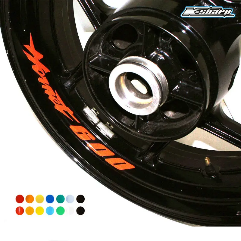 Наклейка с логотипом на колеса мотоцикла водонепроницаемая наклейка обод шины