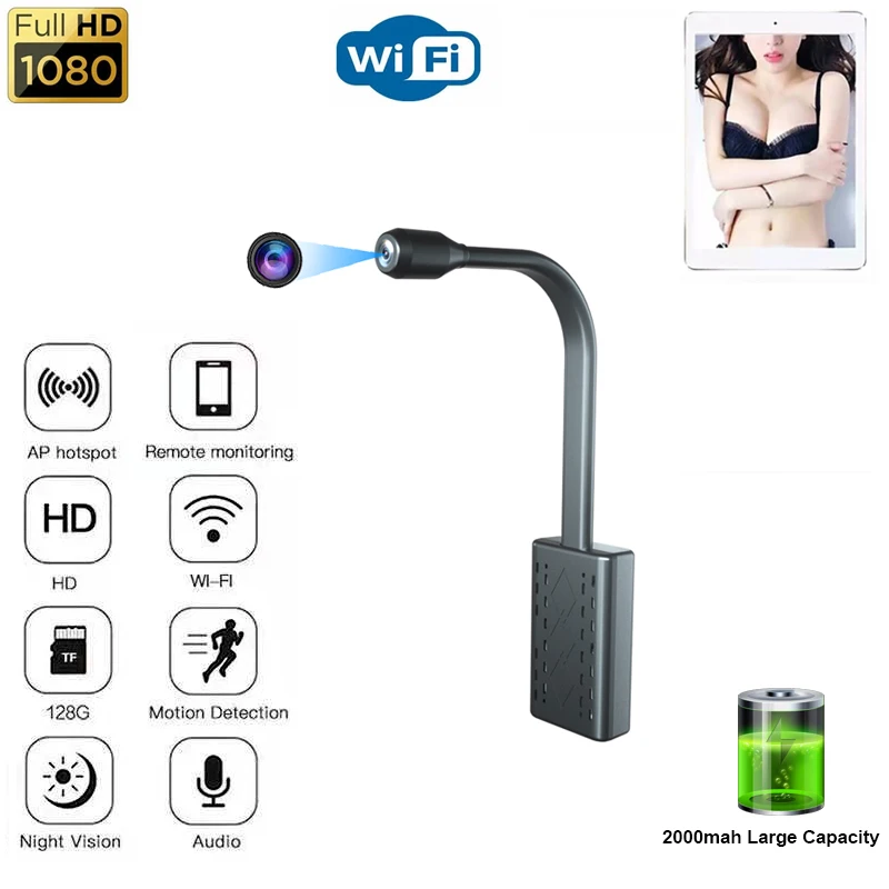 Беспроводная мини камера с Wi Fi 1080P 2000 мАч|Камеры видеонаблюдения| |